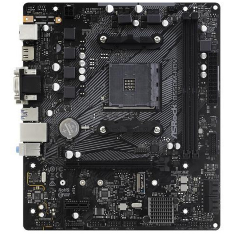 Buy the ASRock B550M-HDV mATX motherboard For AMD Ryzen 3rd Gen 5000  Series,... ( B550M-HDV ) online - PBTech.com