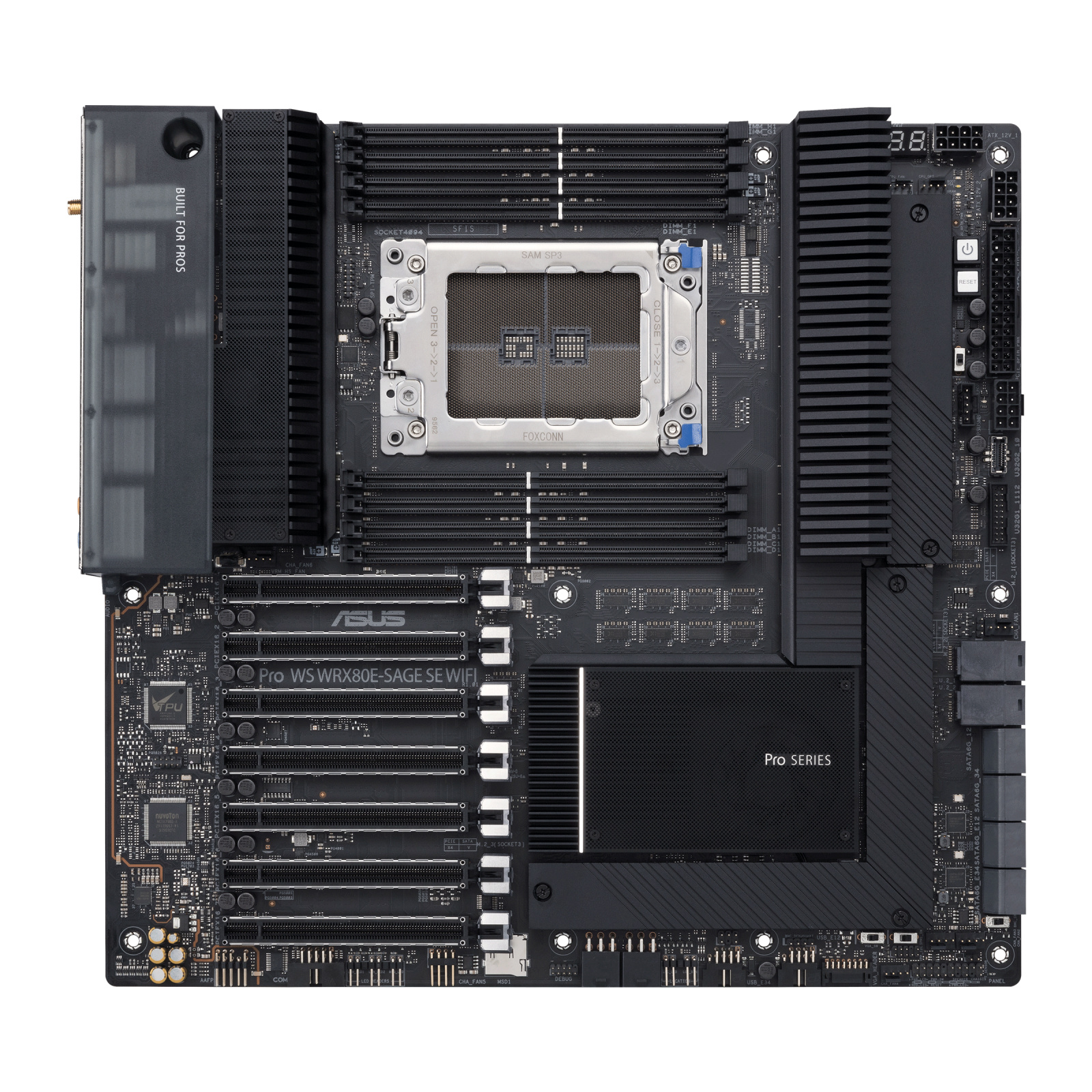 Buy the ASUS Pro WS WRX80E-SAGE SE WIFI E-ATX For AMD Ryzen Threadripper  Pro... ( Pro WS WRX80E-SAGE SE WIFI ) online - PBTech.com
