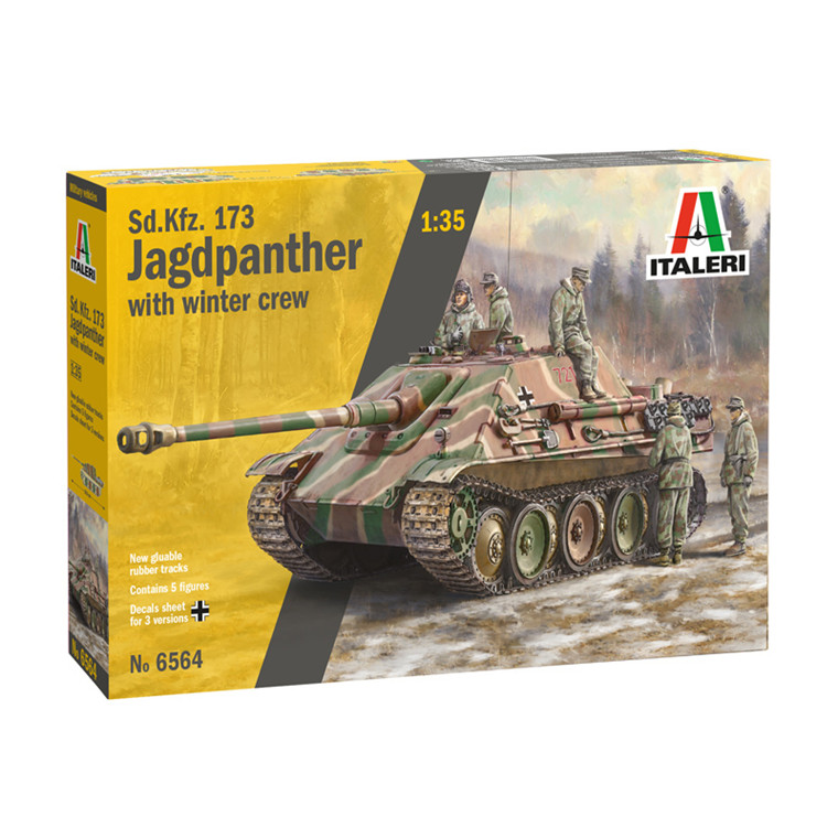 Buy the Italeri - 1/35 - Jagdpanther With Winter Camo ( Italeri 1-6564 )  online - PBTech.com