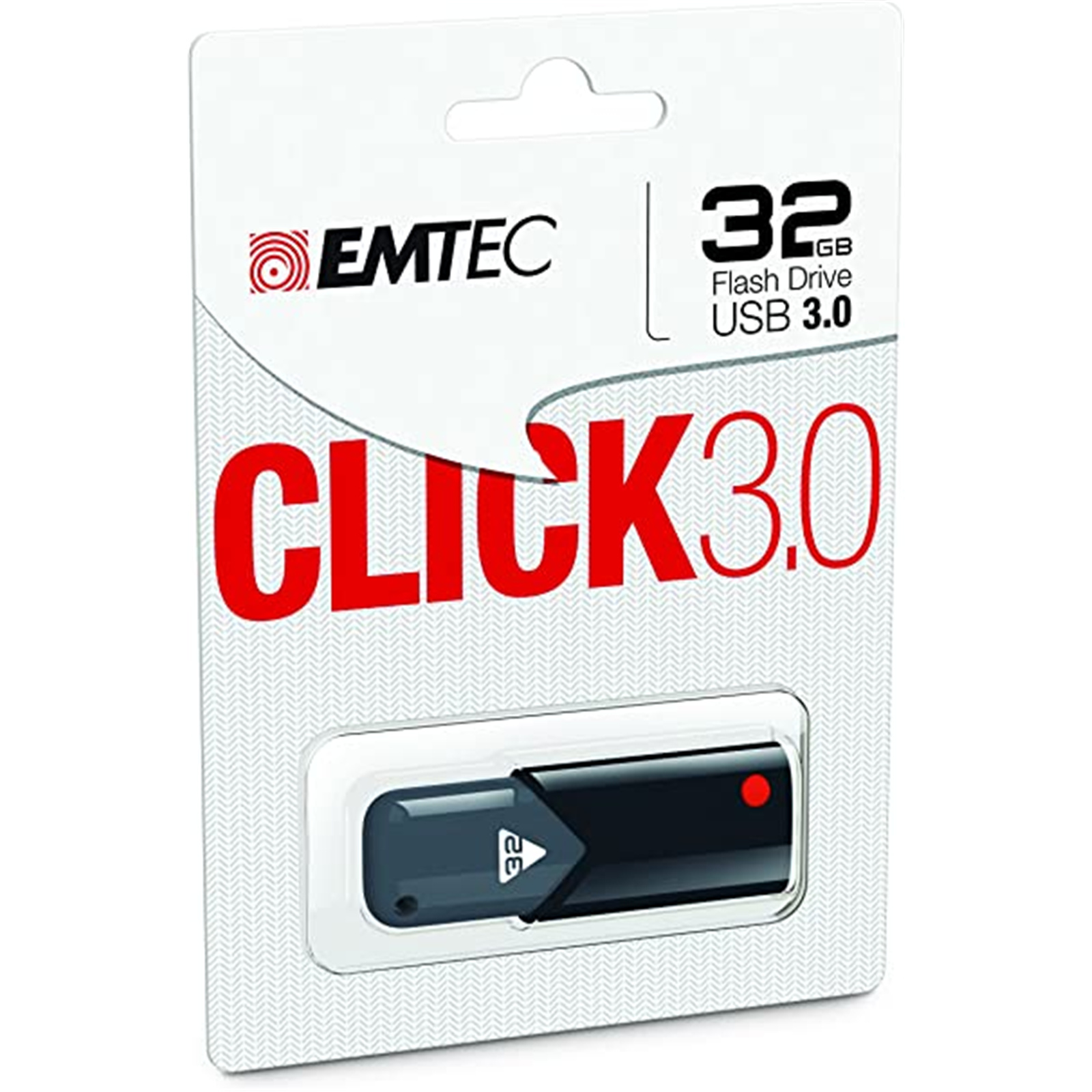 Buy the EMTEC ECMMD32GB103 USB 3.0 Flashdrive 32GB Click B100 (  ECMMD32GB103 ) online - PBTech.com