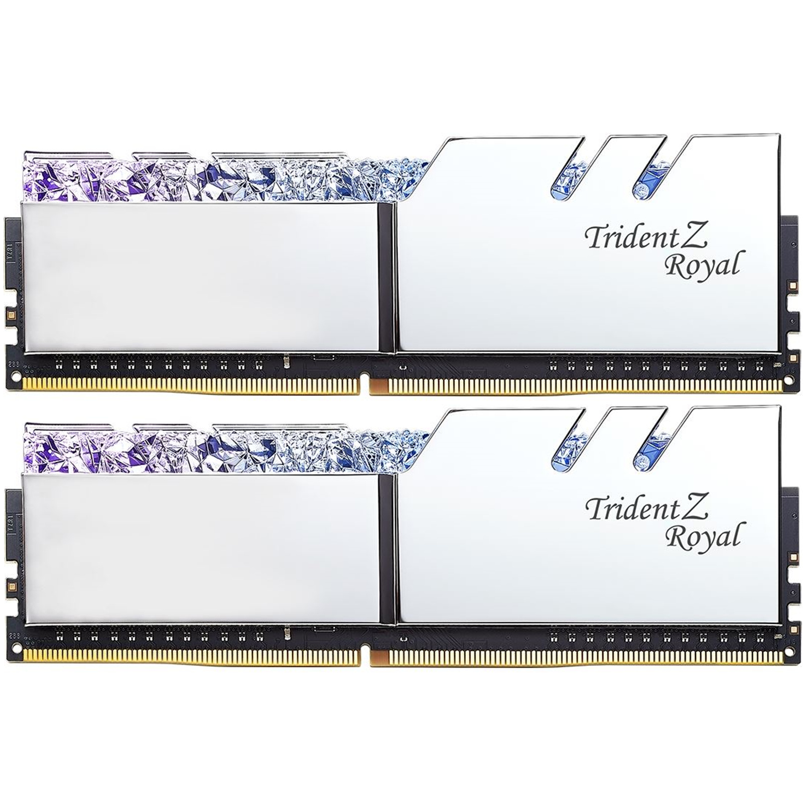 Buy the G.SKILL Trident Z Royal RGB F4-3200C16D-16GTRS 16GB RAM (2 x 8GB)  DDR4... ( F4-3200C16D-16GTRS ) online - PBTech.com