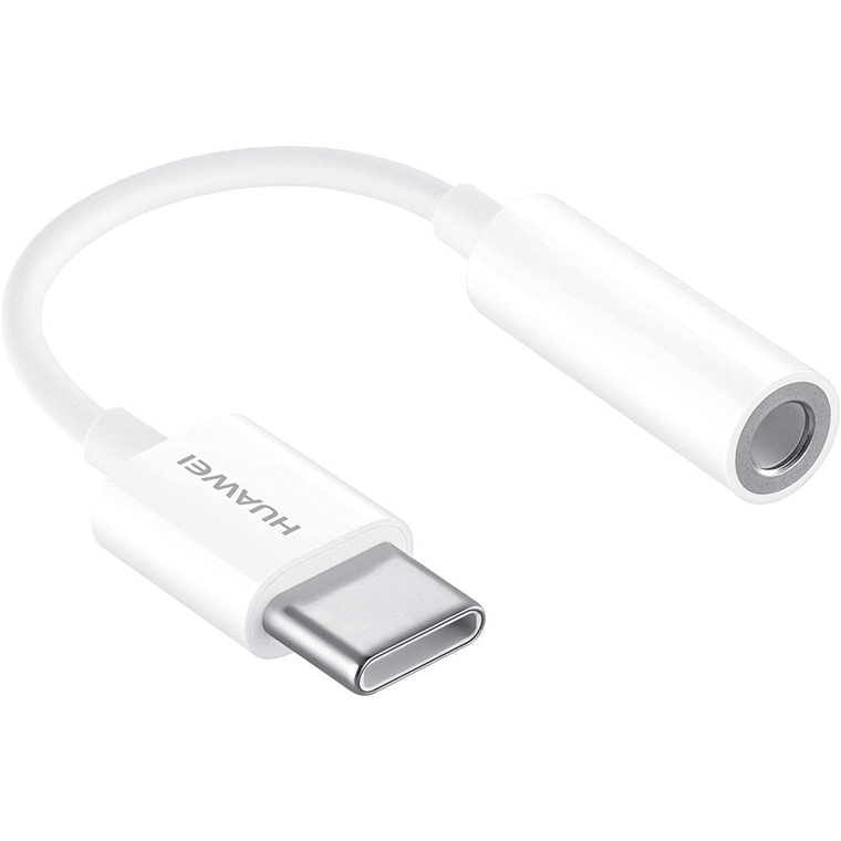 Buy the Huawei USB- C to 3.5mm Headphone Jack - White, Lightweight &  Portable,... ( CM20 ) online - PBTech.com