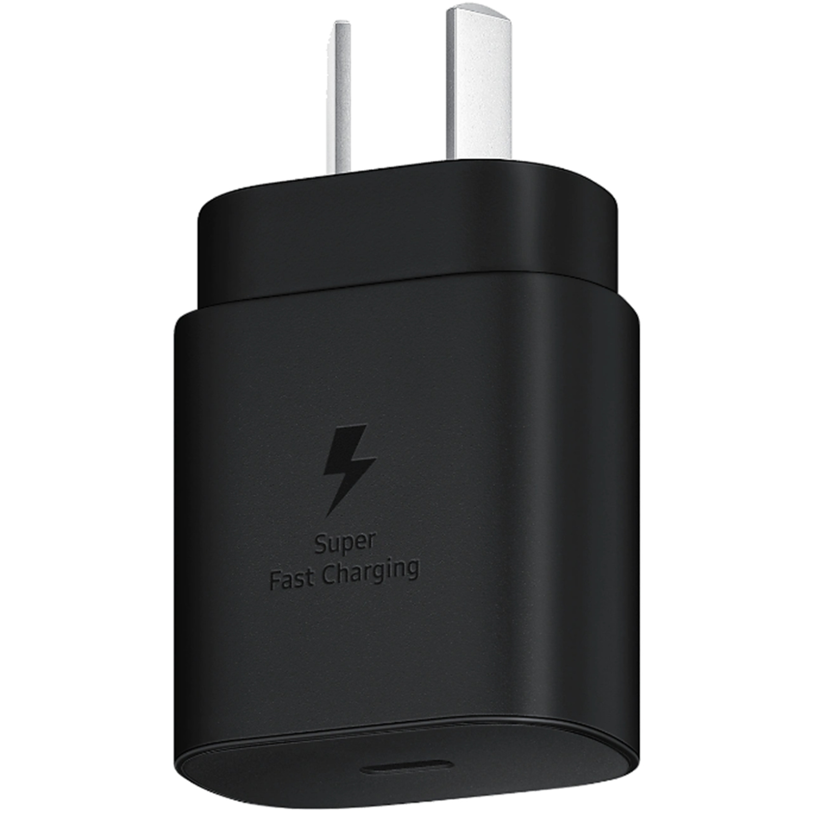Buy the Samsung 25W USB-C PD Fast Charging Wall Charger - Black, Super Fast...  ( EP-TA800NBEGAU ) online - PBTech.com
