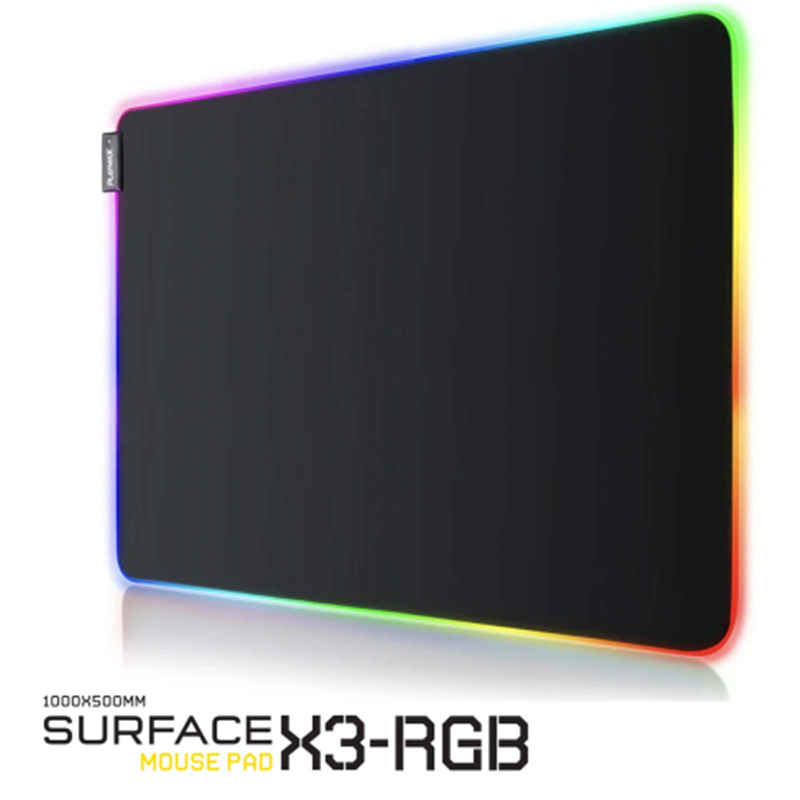 Buy the Playmax Surface X3 RGB Gaming Mouse Pad, 500mm X 1000mm ( PSRGBX3 )  online - PBTech.com