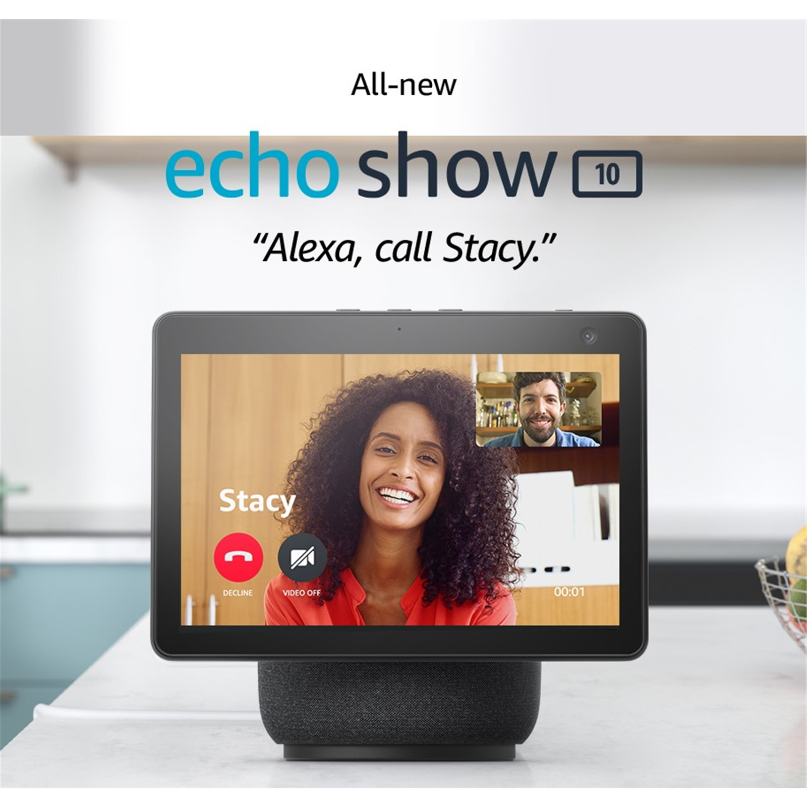 Buy the Amazon Echo Show 10 (3rd Gen) Smart Speaker with Alexa 10" Screen (  B084NTF5ZY ) online - PBTech.com