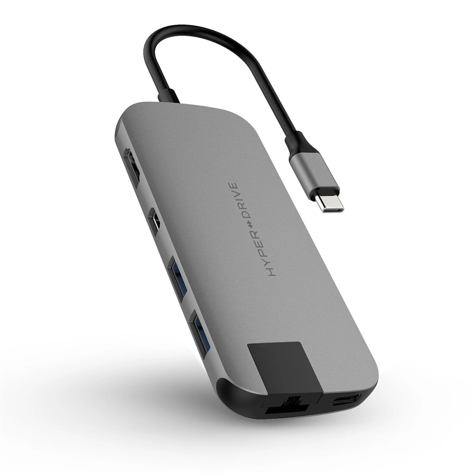 Buy the HyperDrive SLIM USB-C Hub - Space Grey HD247B-GRAY ) online - PBTech.com