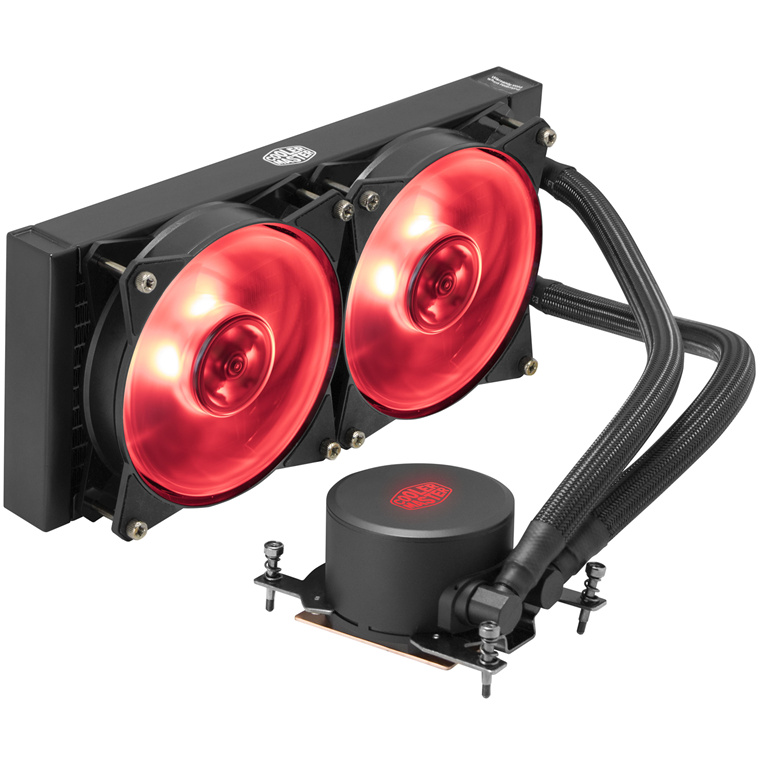 Buy the Cooler Master MasterLiquid ML240 RGB (TR4) All in One  Watercooling... ( MLX-D24M-A20PC-T1 ) online - PBTech.com