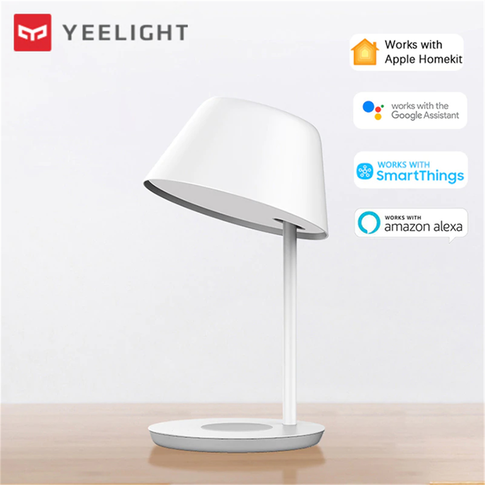 Buy the Yeelight XiaoMi Eco Smart Staria Bedside Lamp Pro with 10W  wireless... ( YTDS0319002WTEU ) online - PBTech.com/pacific