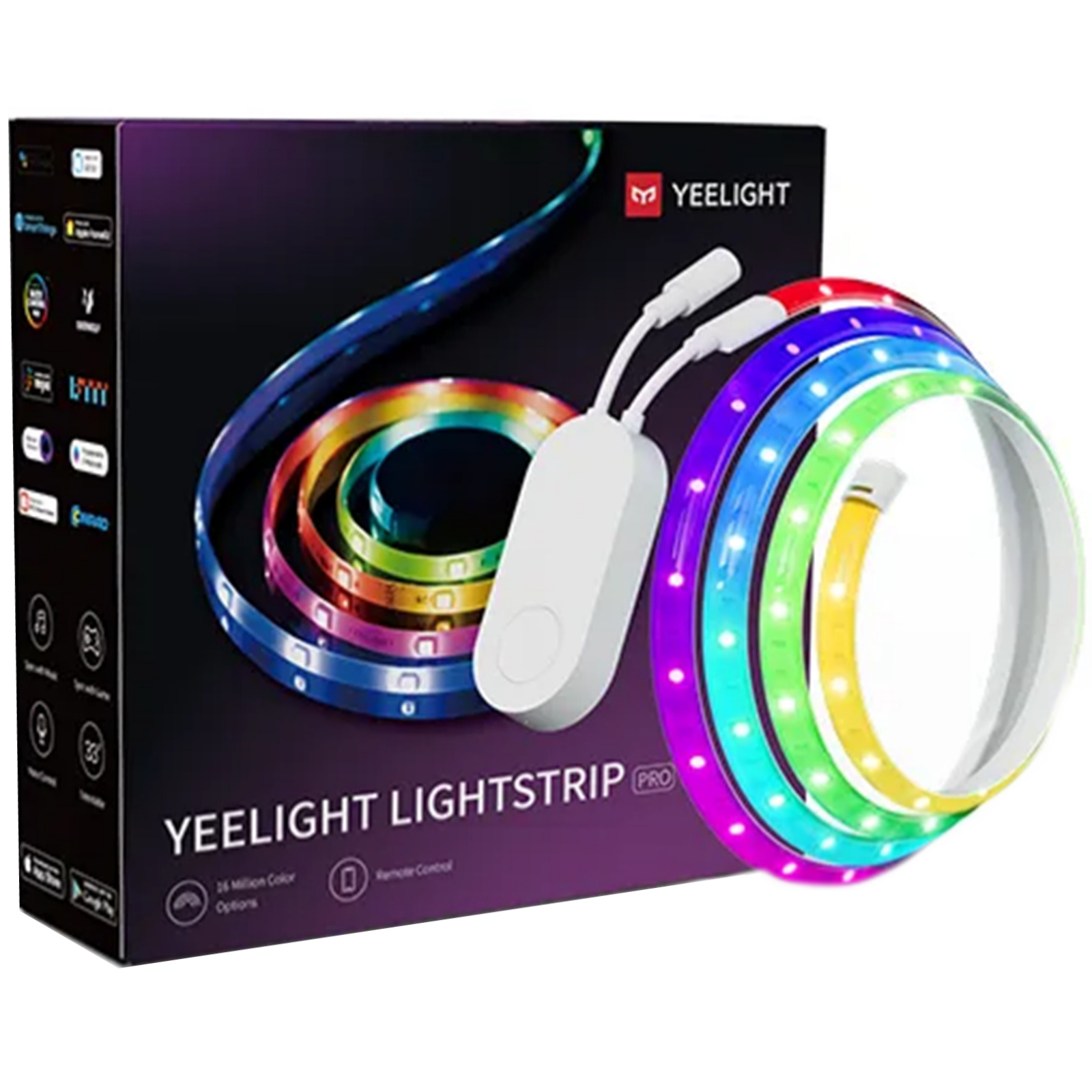 Buy the Yeelight Smart RGB LED Light Strip Pro 2M low Power... YLDD005 ) online -