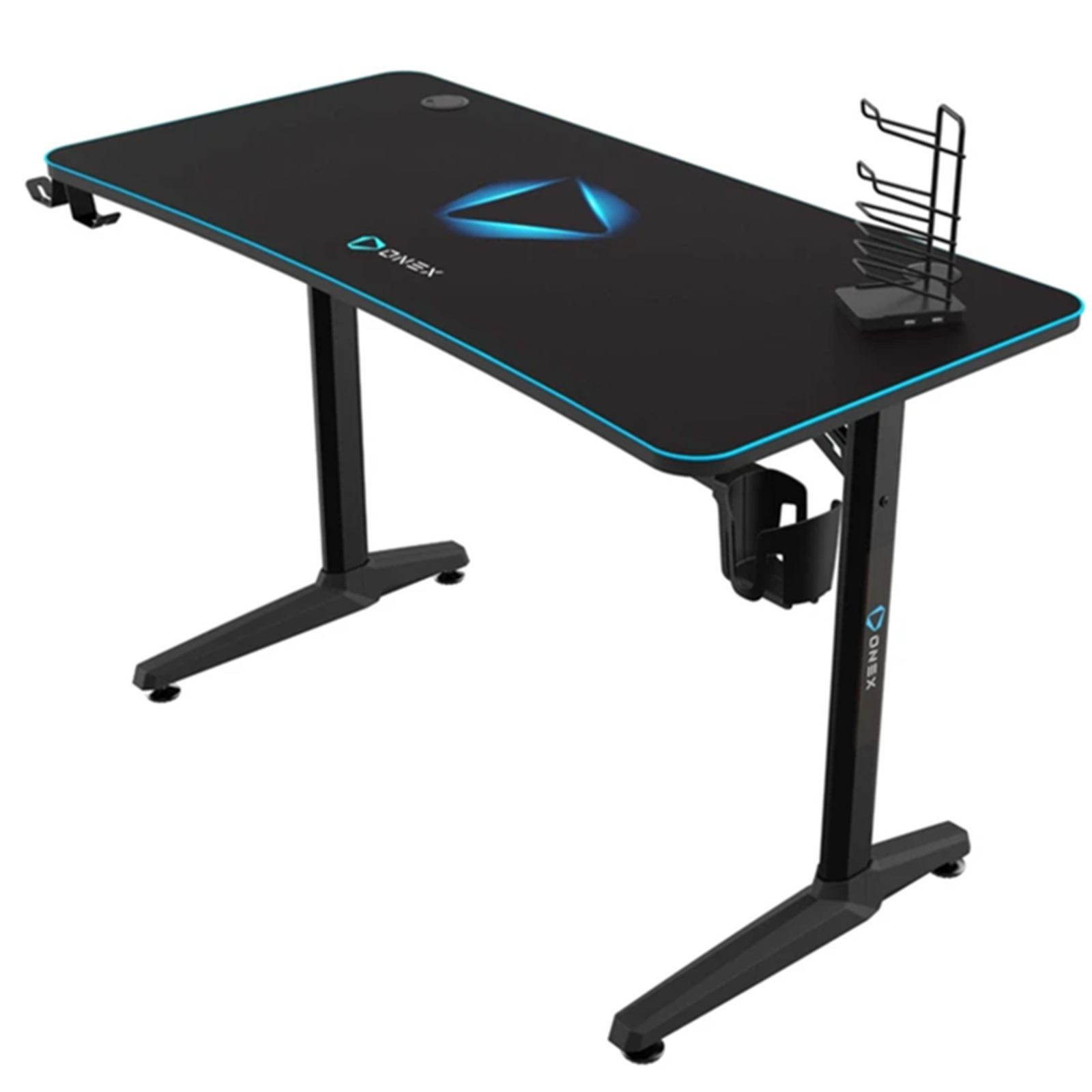 Buy the ONEX GD1200H Gaming Desk With Mouse Pad, Cup Holder, Headset  Holder,... ( ONEX-GD1200H ) online - PBTech.com/pacific