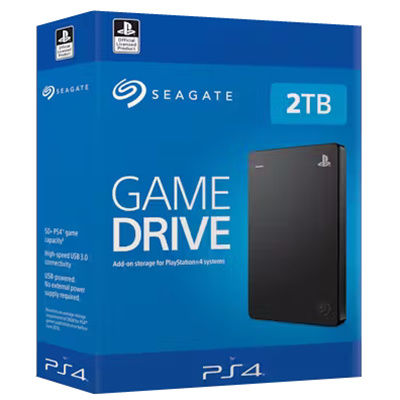 Buy the Seagate Gaming 2TB Game Drive for PS4 High-speed USB 3.0 - Plugs...  ( STGD2000200 ) online - PBTech.com/pacific