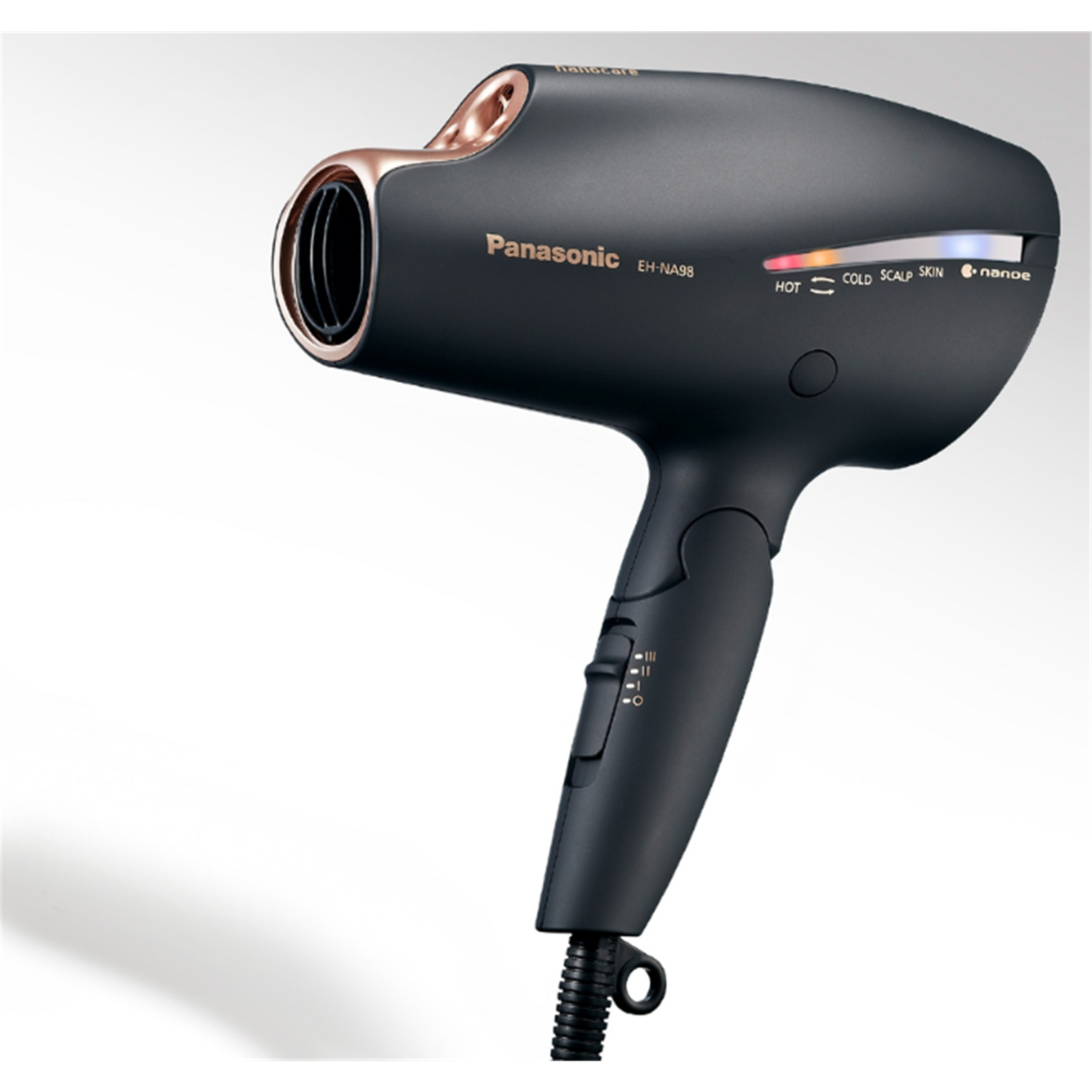 Buy the Panasonic 1800W Nanoe Mineral Hair Dryer intelligent temperature...  ( EH-NA98-K765 ) online - PBTech.com/pacific
