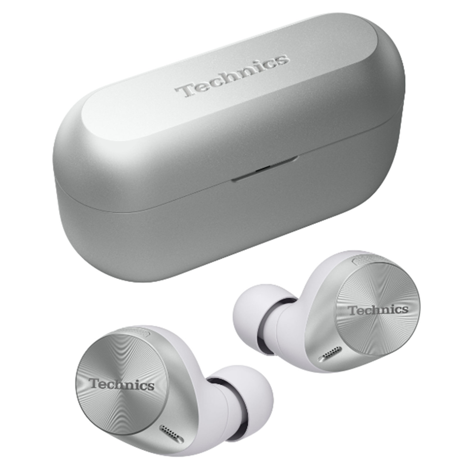 Technics AZ60 M2 (2023) Premium True Wireless Noise Cancelling In-Ear  Headphones - Silver HiFi sound with LDAC - Dual Hybrid ANC - JustMyVoice  crystal