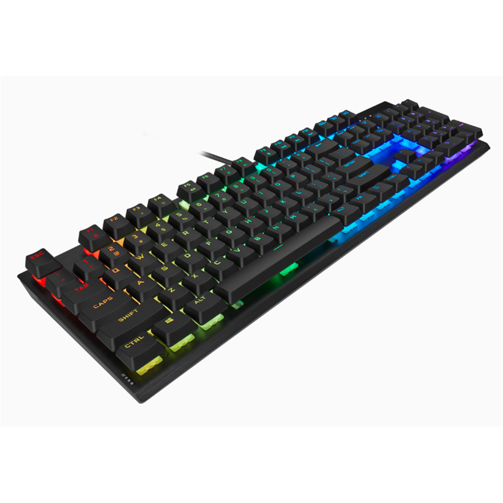 Buy the Corsair K60 RGB Pro Mechanical Gaming Keyboard - Black Cherry  Viola... ( CH-910D019-NA ) online - PBTech.com/pacific