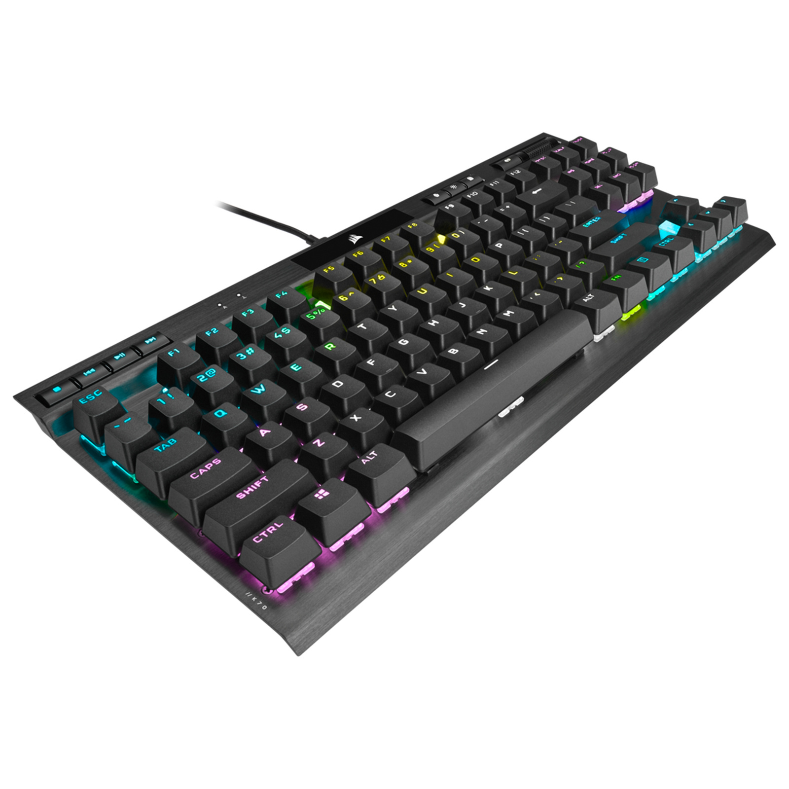 Buy the K70 RGB Mechanical Gaming Keyboard Cherry MX Speed Switch ( CH-9119014-NA ) online PBTech.com/pacific