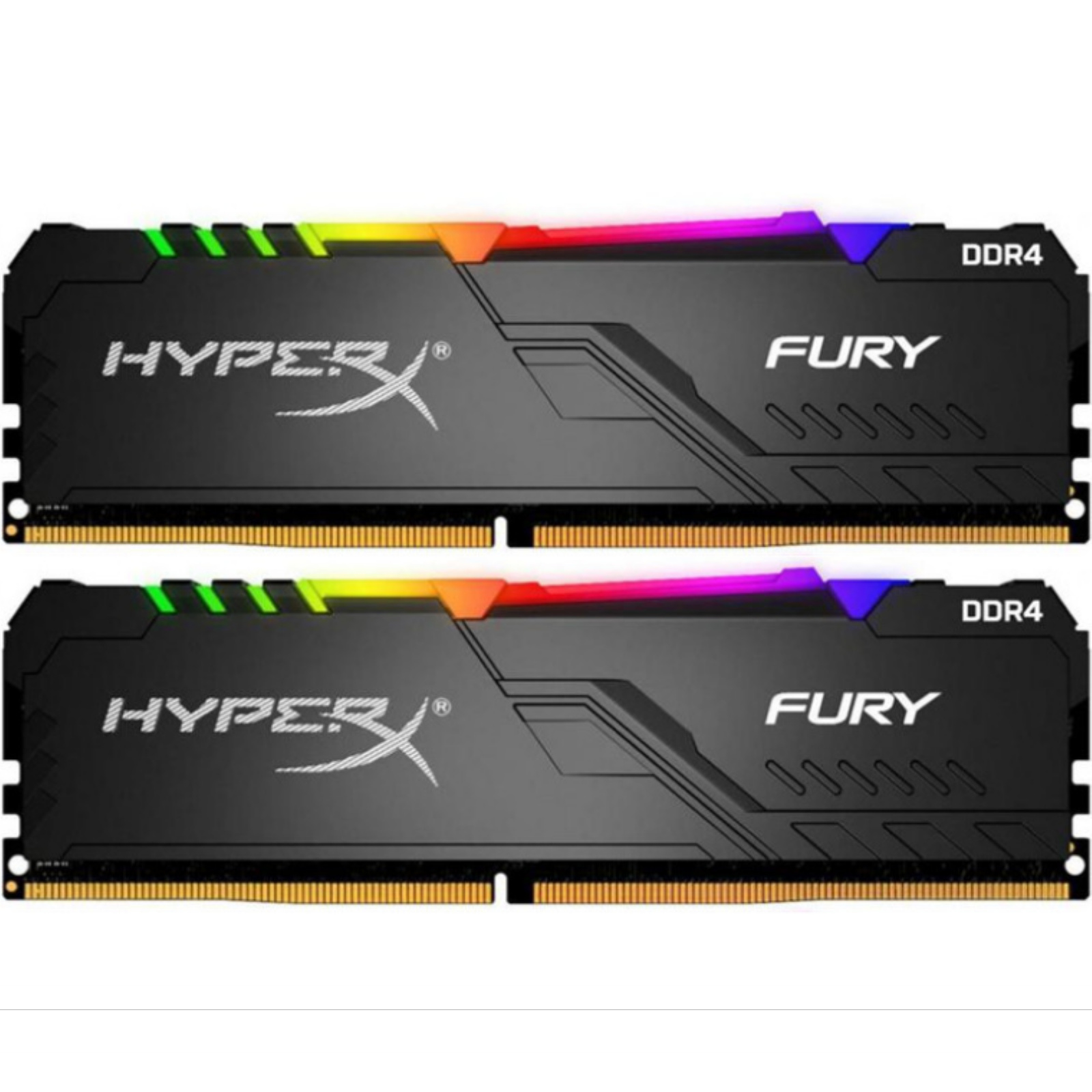 Buy the HyperX Fury RGB 32GB RAM (2 x 16GB) DDR4-2666MHz CL16 - Black... (  HX426C16FB3AK2/32 ) online - PBTech.com/pacific