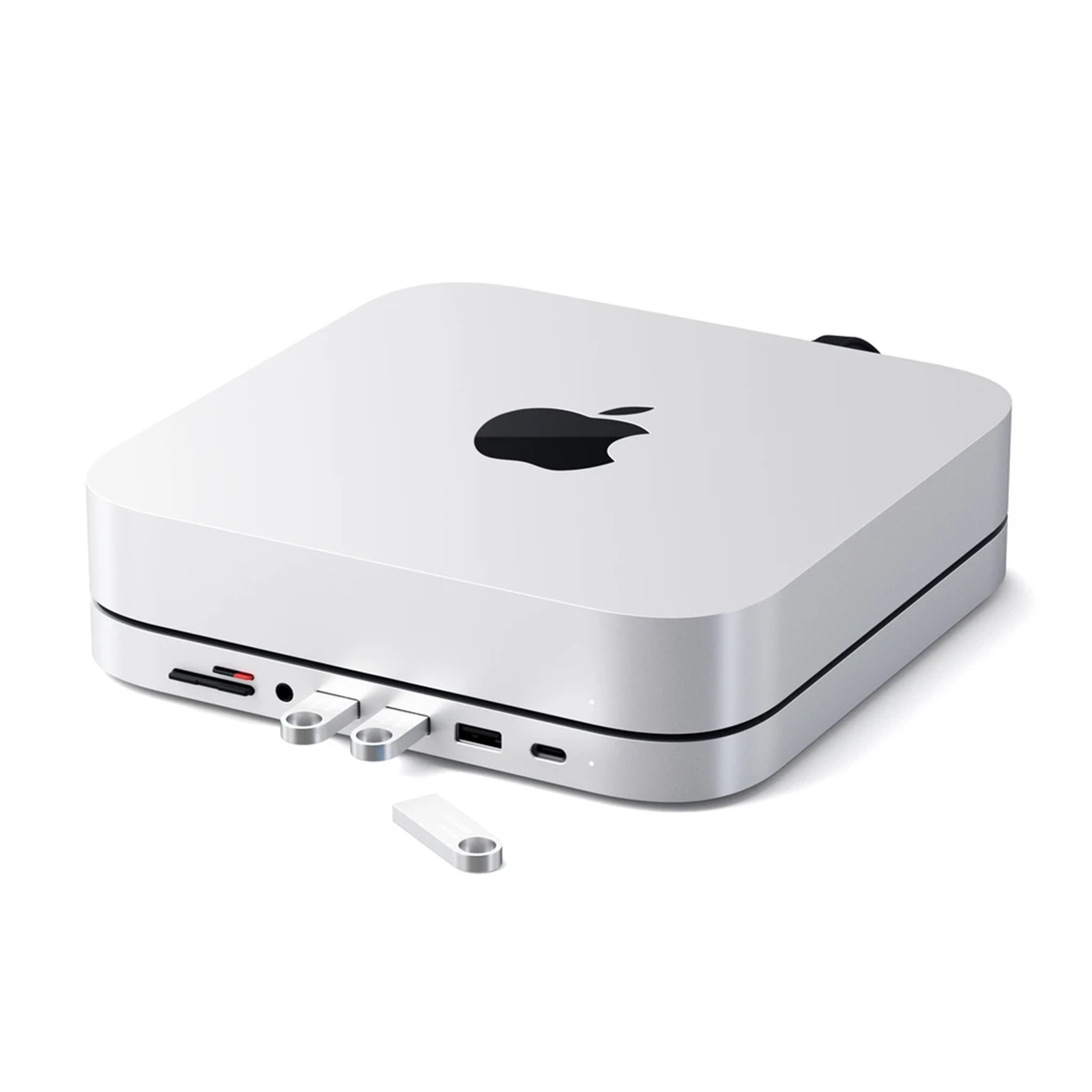 Buy the SATECHI USB-C Stand Hub for Mac Mini - Silver (Stand Hub only ,Mac...  ( ST-ABHFS ) online - PBTech.com/pacific