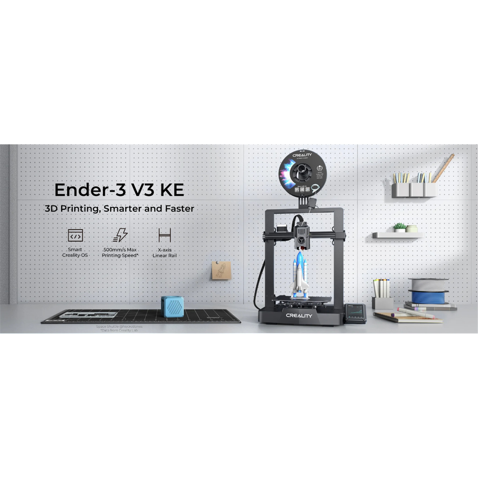 Ender 3 V3 SE/KE Cable Holder by Peace, Download free STL model