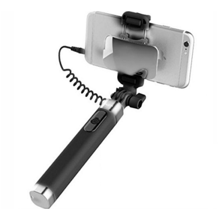 Buy the Rock Selfie Stick with Wire control & Mirror ( SEVROC0008 ) online  - PBTech.com/pacific