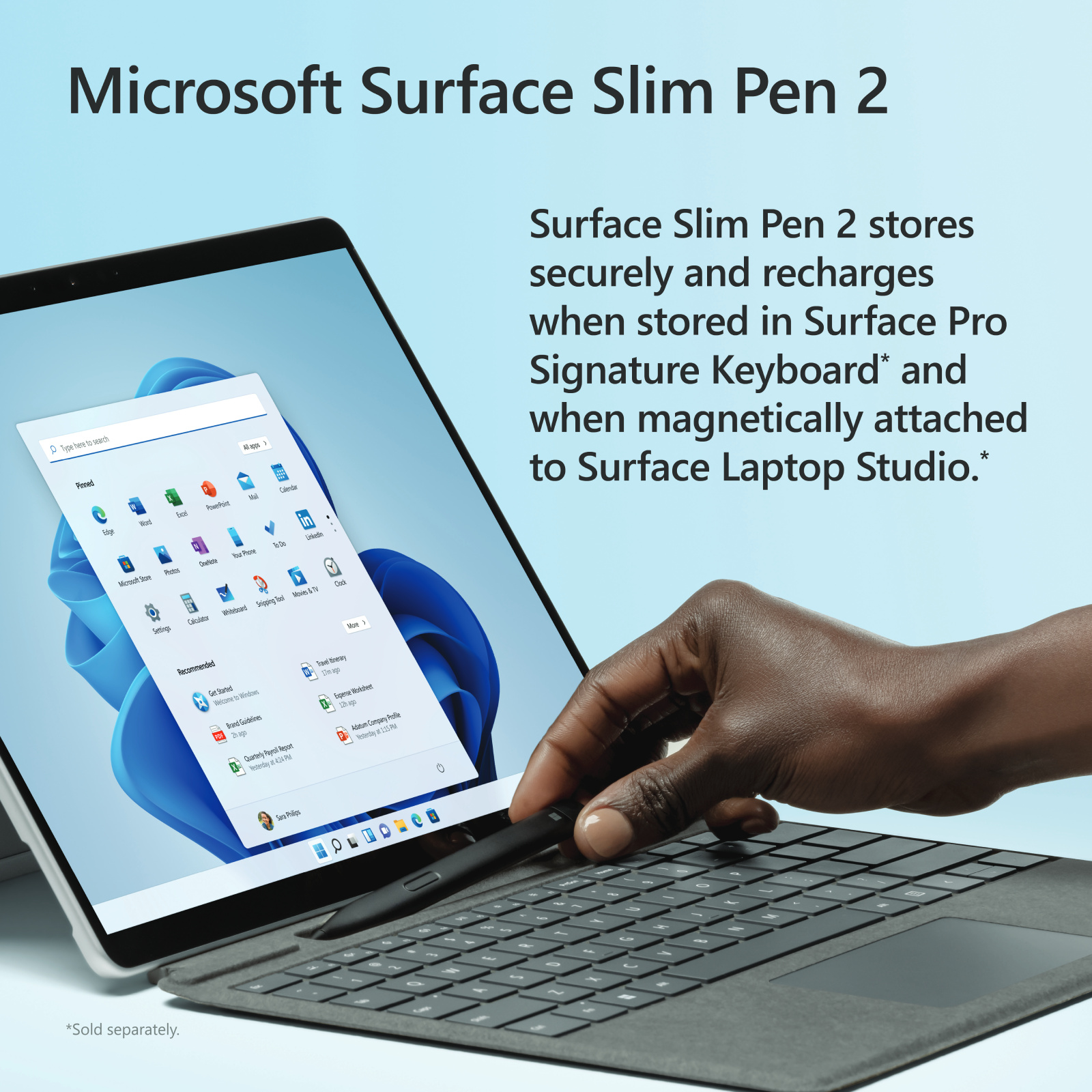 Buy the Microsoft Surface Slim Pen 2 (Black) -Pen Only Charger not  included... ( 8WV-00005 ) online - PBTech.com/pacific