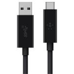 Belkin High Quality USB-A to USB-C 3.1 Charge (up to 3A ) & Data  Cable (10Gbps)  -  1M -Black