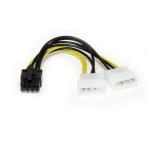 StarTech.com LP4PCIEX8ADP 6 LP4 to 8 Pin PCIe Power Cable Adapter