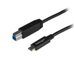 StarTech USB31CB1M USB-C to USB-B Printer Cable - M/M - 1 m (3 ft.) - USB 3.1 (10Gbps) Connect USB 3.1 or 3.0 USB-B devices to your USB-C tablet or laptop or computer