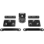 Logitech Rally Premium Modular Mounting kit - Sturdy camera mount inverts 180° - Float speakers on the wall