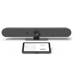 Logitech Rally Bar Mini + TAP IP 4K PTZ All-in-one Conference Video Bar, MTR on Android - FOV 120°, 4x Zoom, Microphone Range up to 7M