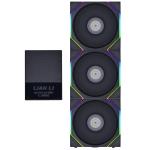 Lian Li UNI FAN TL120 Triple Pack Digital Addressable RGB 120 Fan, Black