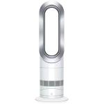 Dyson Hot+Cool Jet Focus AM09 Fan & Heater (White/Silver) (Commercial Customer Only), Amplify Airflow, Smooth Oscillation, Sleep Timer with Remote Control, 2 Years Guarantee