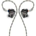 FiiO JH5 Hybrid Wired In-Ear Monitor Headphones - Black 0.78 2pin Detachable Silver-plated Copper 3.5mm Braided Cable - 1x Dynamic + 4x Balanced Armature Driver Design - Hi-Res Audio Certified