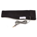 SleepPhones Classic - Medium - Midnight Black Fleece Fabric - 3.5mm Jack - SC6BM-US