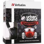 Verbatim 65530  Urban Sound Wired Headphones for Kids - Black Volume Limited