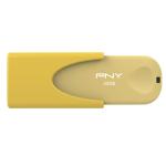 PNY Attache 4 USB Flash Drive - 32GB - Yellow USB 2.0