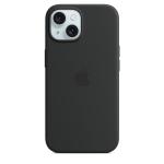 Apple iPhone 15 Silicone Case with MagSafe - Black, Soft Touch Finish