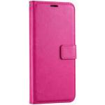 Galaxy S24 (2024) Flip Wallet Case - Pink 3 Card Slots - Cash Compartment - Magnetic Clip