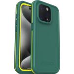 OtterBox iPhone 15 Pro (6.1") Fre Series MagSafe Case - Green Waterproof (IP68) - Shockproof - Dirt Proof - Sleek & Slim Protetive Case with Built in Screen Protector - 5X Tested to Military Standard