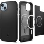 Spigen iPhone 14 Plus (6.7") Mag Armor MagFit Case - Black MagSafe Compatible - Certified Military-Grade Protection - Durable Back Panel + TPU Bumper