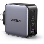 UGREEN Nexode 100W 4-Port GaN Fast Wall Power Charger 3x USB-C 1x USB-A - Compatible with MacBook Air/ Pro, iPhone 14/14 Plus/14 Pro/14 Pro Max/13/12, Galaxy S22, iPad