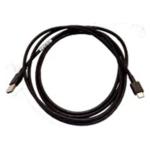 Zebra CBL-CS6-S07-04 CS6080 Cordless Cradle Cable USB-C to A Cable 2.1m Straight, Black