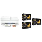 HP Home Office Startup Pack Includes one 6420E Inkjet MFP Printer & 1500 Sheets A4 Paper Print / Scan / Copy - Instant Ink Enabled: Get 3 Free Months of Instant Ink and One Extra Year of HP Warranty