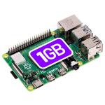 Raspberry Pi 4 Model B 1GB LPDDR4 Quad Core Cortex-A72 64-bit SoC 1.5GHz, 1GB LPDDR4-3200 SDRAM, 40 pin GPIO, Dual Micro HDMI Video Output Supports 4kp60, Dual Band WIFI & Bluetooth