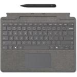 Microsoft Surface for Business ( Platinum ) Type Cover Keyboard with Slim Pen  for Surface Pro 11/10/9/8