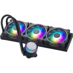 Cooler Master MasterLiquid ML360P ILLUSION 360mm AiO Water Cooling Optimised Dual Chamber Pump, 3x MF120 Halo aRGB PWM Fans, Expanded Dissipation Surface Area, Support Intel LGA 1700 / 1200 / 2066 / 2011 / 115X, AMD Socket AM5 / AM4