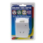 Jackson universal PTAUSB Outbound Travel Adaptor. includes 2 x USB CHarging Ports. Converts NZ/Aust plug sfor use in more than 150 countries.