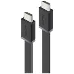 Alogic HDMI-03-MM-V4F Cable HDMI Male to HDMI Male with Ethernet High Speed Flat 3m - Black