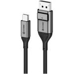 Alogic ULMDPDP01-SGR ULTRA MINI DP TO DP CABLE M/M 1M