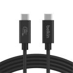 Belkin Connect - 2M USB-C TO USB-C Cable 240W Bandwidth up to 20Gbps - Backwards compatible with USB3.2   and Thunderbolt 4/3