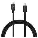 Momax 100W 1.2M USB-C To USB-C PD Fast Charging Cable - Black, Support Up To 100W(20V/5A) PD Fast Charging, E-Marker Chip Built-in, Compatible with Samsung Super Fast Charging, Braided
